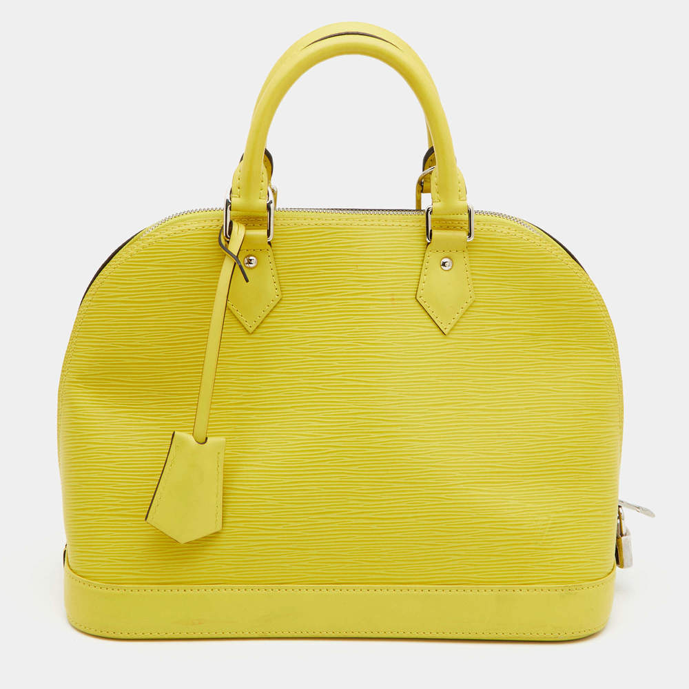 Louis Vuitton Citron Epi Leather Alma PM Bag - Picture 2 of 9